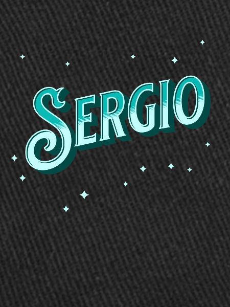 Sergio name personalized