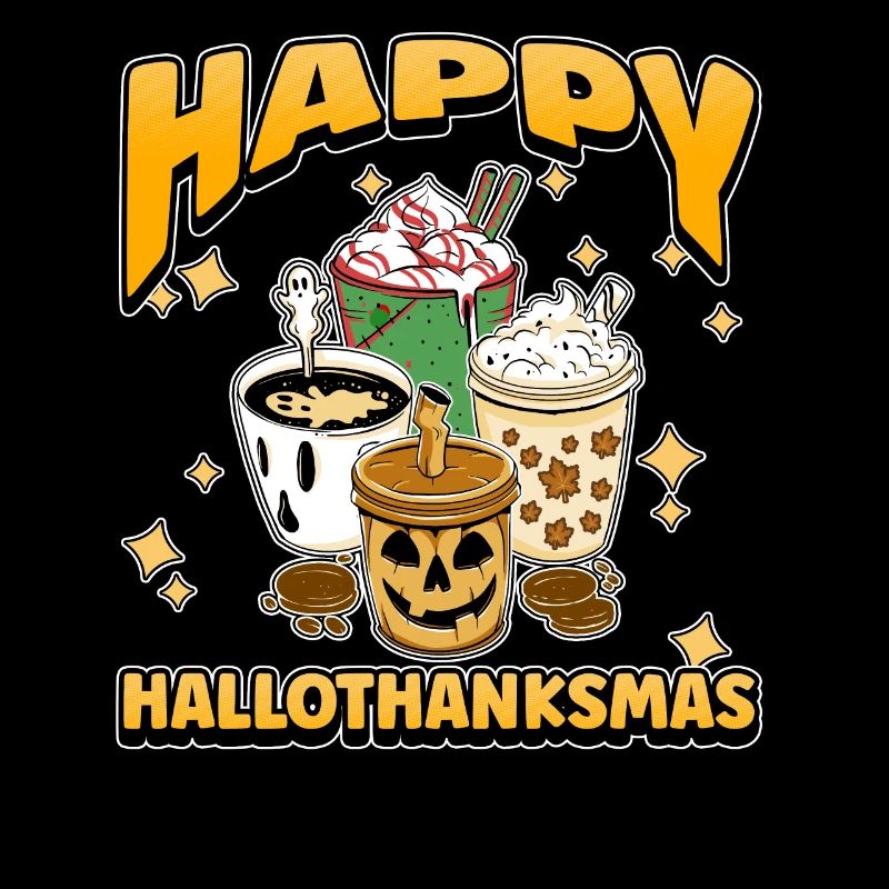 Hallothanksmas Café Halloween Noël