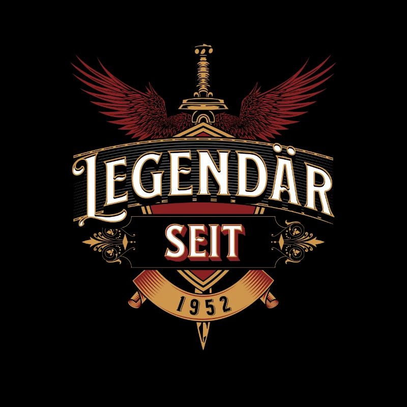 Geburtstag Legendär Seit 1952 Geschenk
