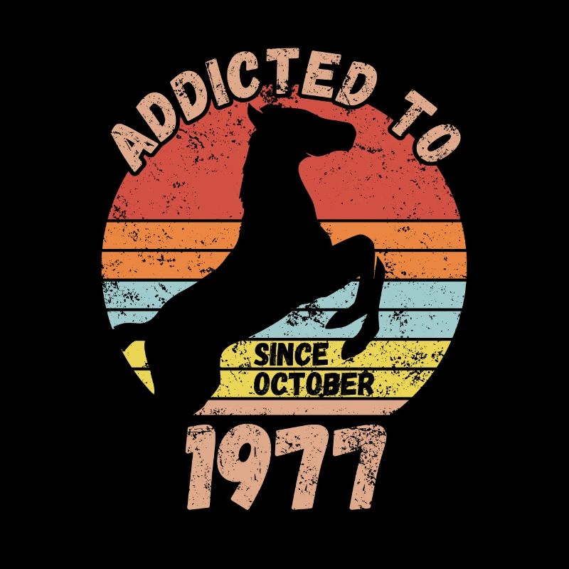 Geburtstag Pferde Reiten Oktober 1977
