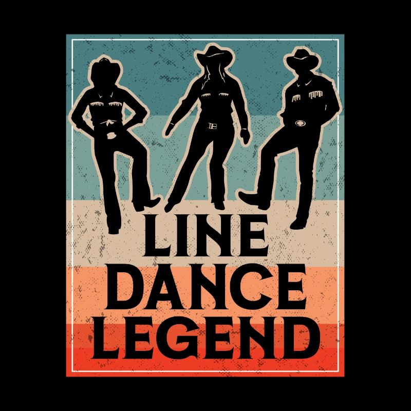 Line Dancing Cowboy Texas Line Dance Geschenk