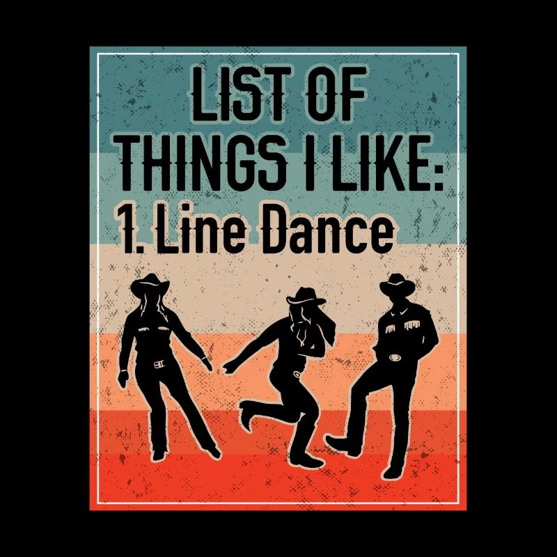 Line Dancing Cowboy Texas Line Dance Geschenk