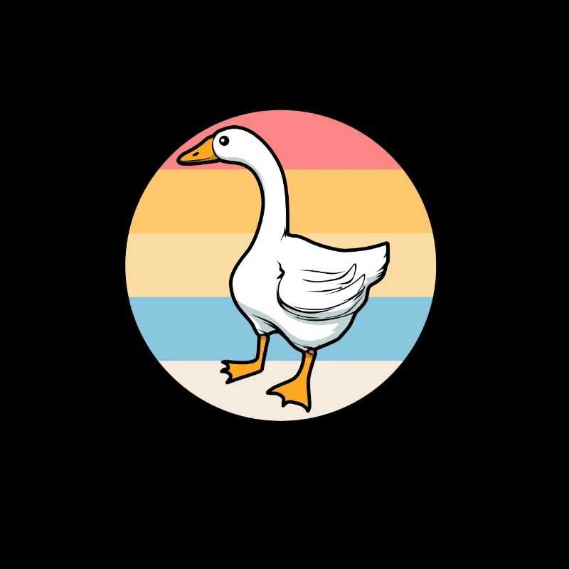 Geese Make Me Smile Nature Ironic Saying Goose