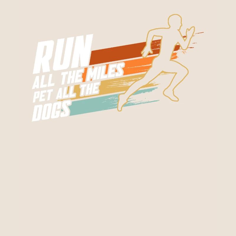 Läuferin Marathon Hundemutter Hunde Mutter