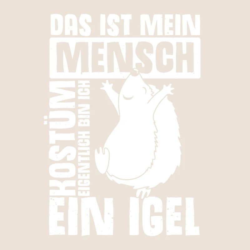 Menschen Kostüm Eigentlich bin ich ein Igel Hallow