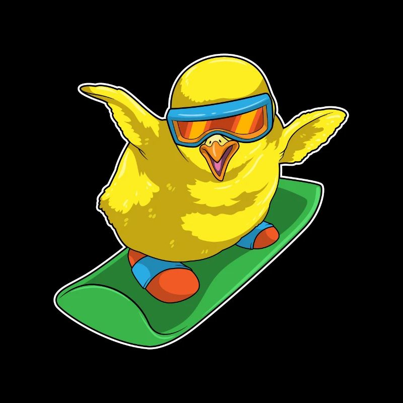 Chick Snowboarder Snowboard