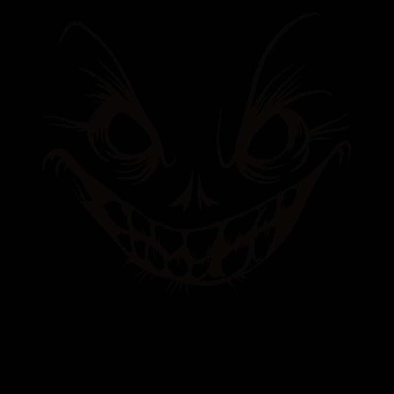 Creepy Pumpkin Monster Face Jack O