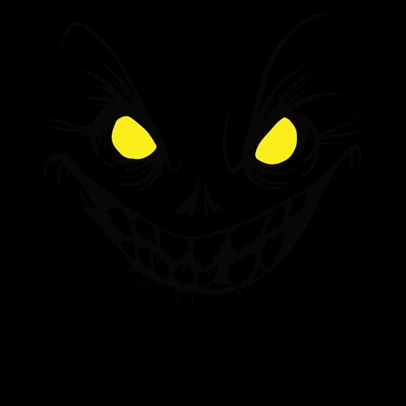 Creepy Pumpkin Monster Face Jack O