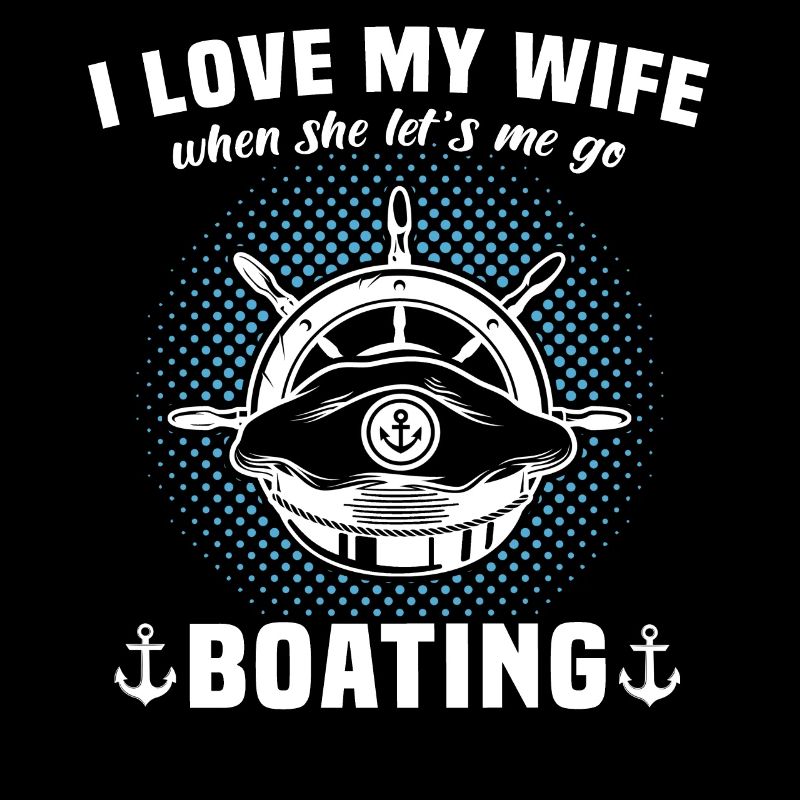 Captain Sailing Motorboat Captain