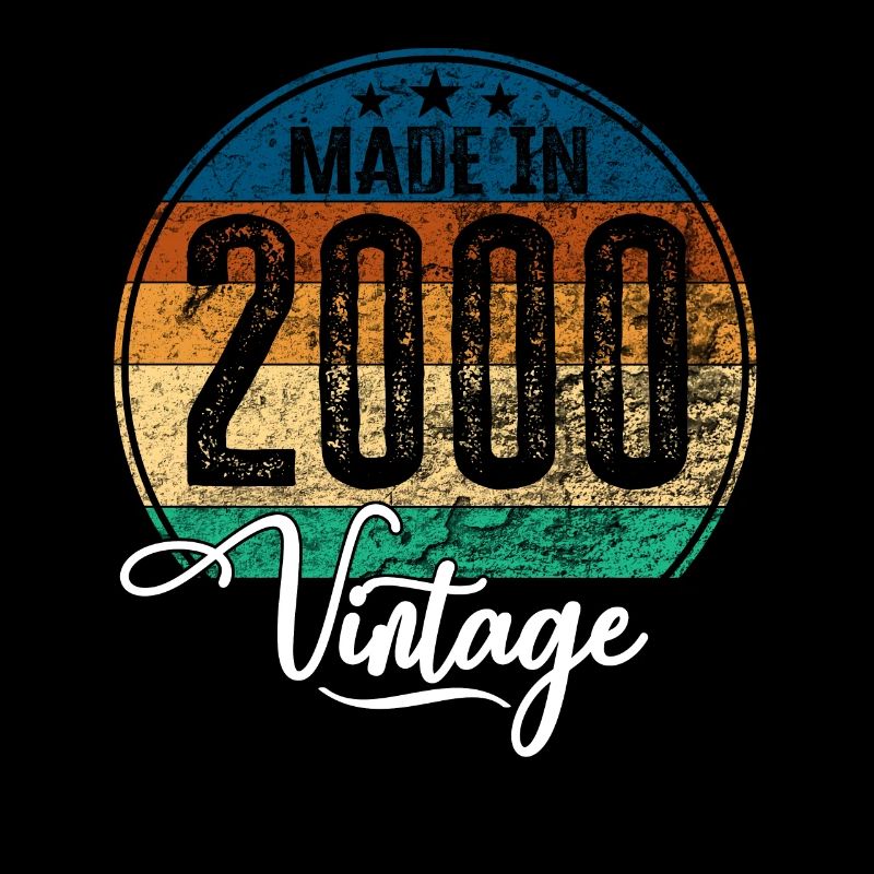 Vintage Fabriqué en 2000 Année de naissance 2000 Anniversaire