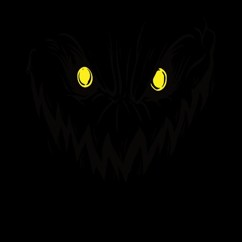 Horror Pumpkin Monster Face Halloween