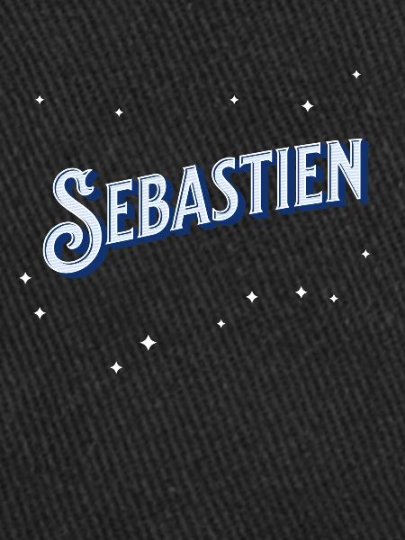 Sebastien's name personalized