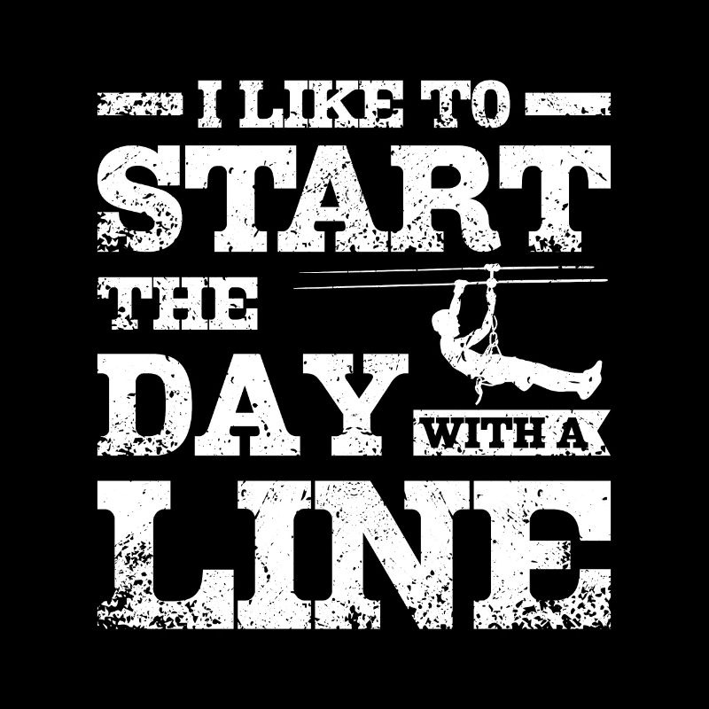 Start the day with a line zipline