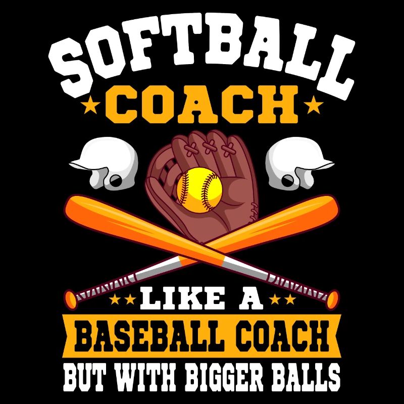 Softball Trainer Wie Ein Baseball Trainer