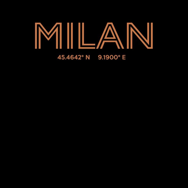 Italy City Coordinates - Milan