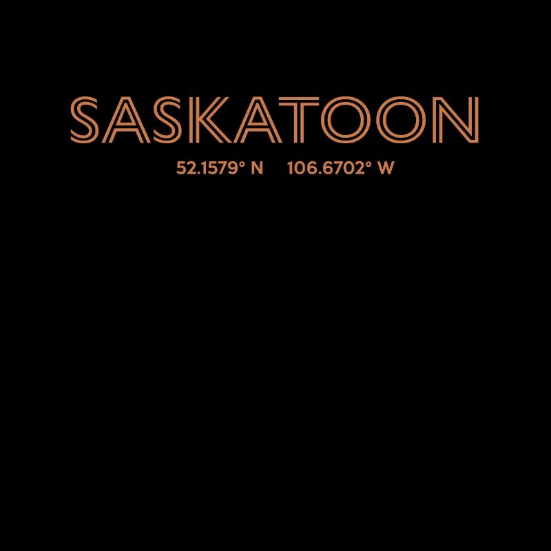 Coordonnées de la ville du Canada - Saskatoon