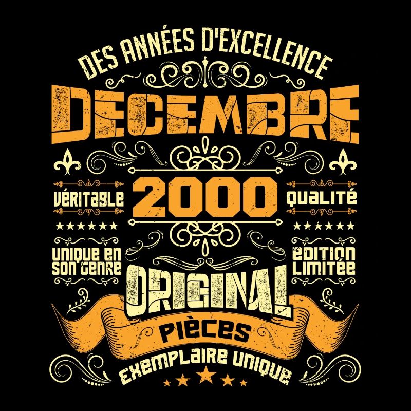 VINTAGE DÉCEMBRE 2000 ORIGINAL PIÈCES