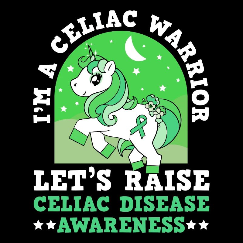 Im A Celiac Warrior Unicorn Celiac Disease