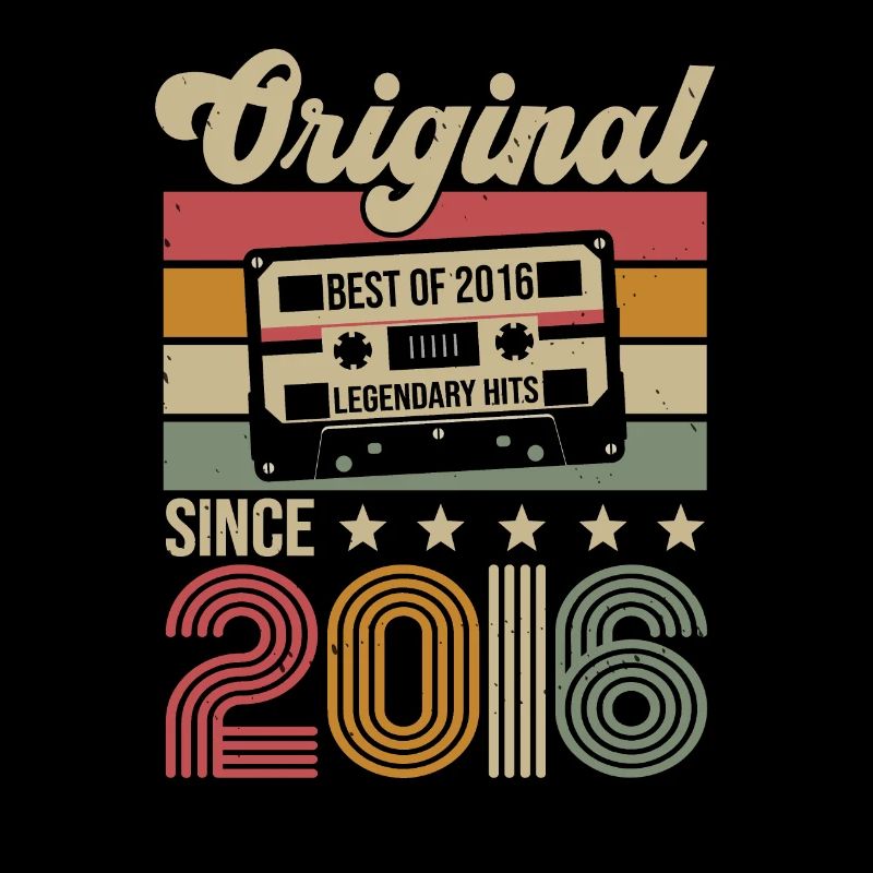 Vintage Geburtstag Original Geschenkidee 2016