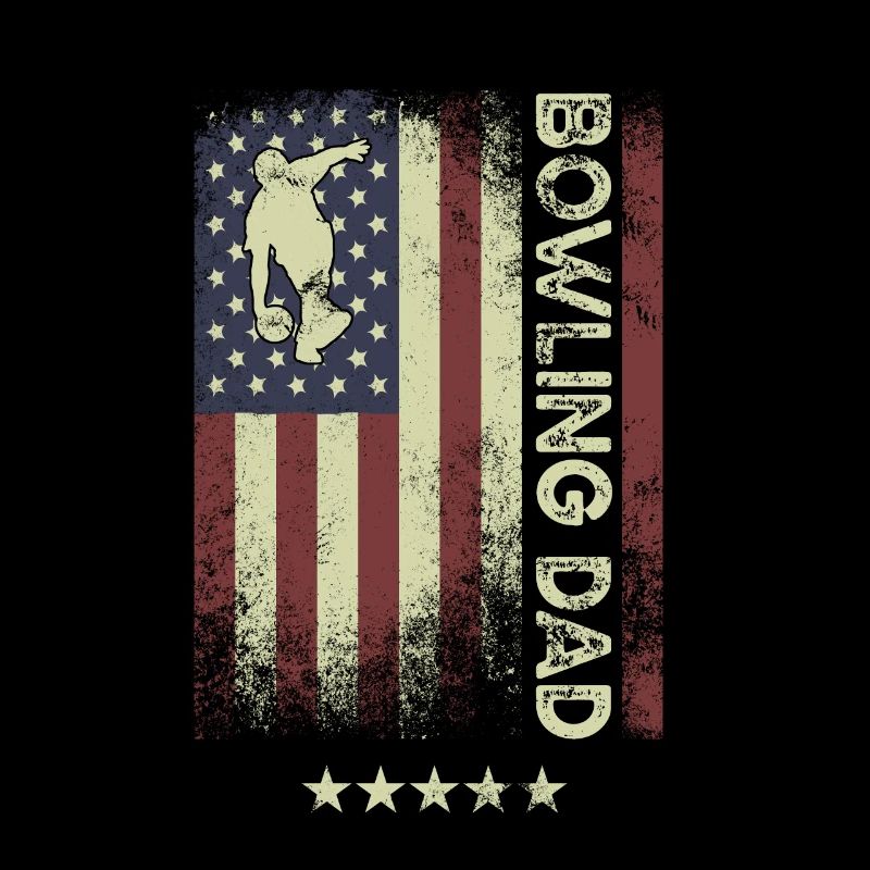 American Flag - Bowling Dad