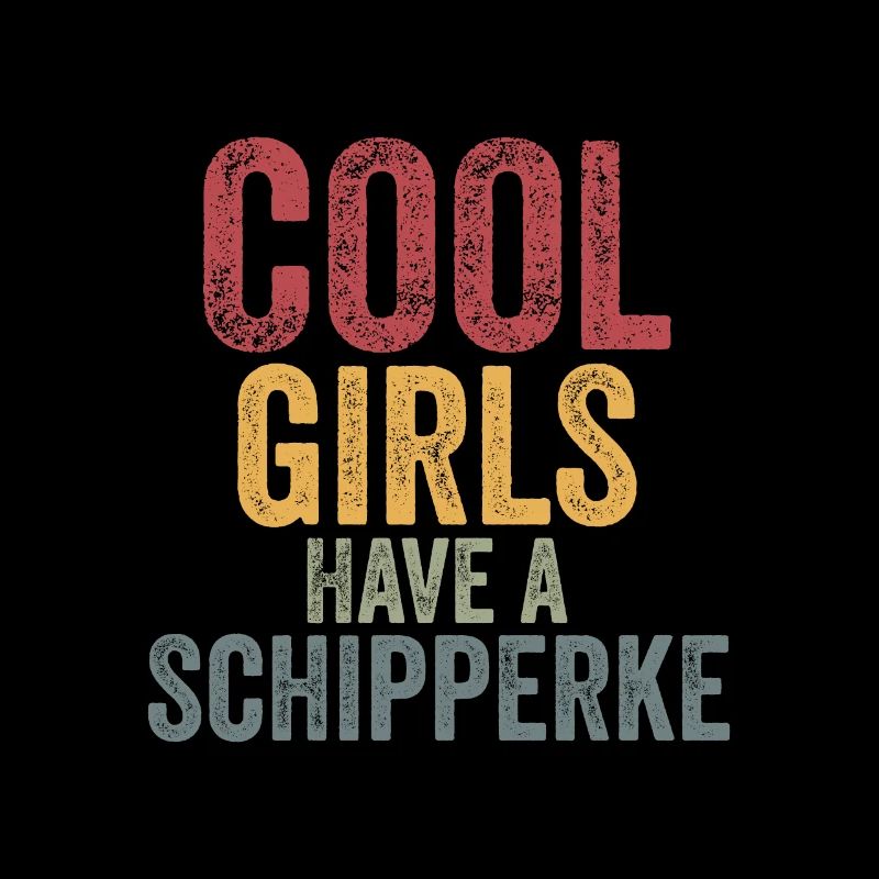 Les filles cool ont un schipperke