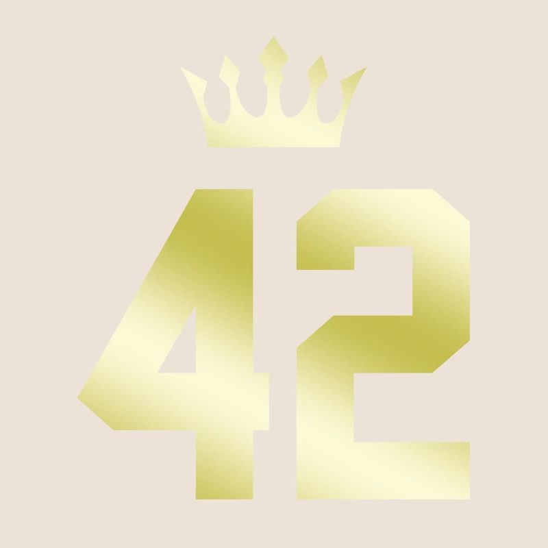 42 Number crown