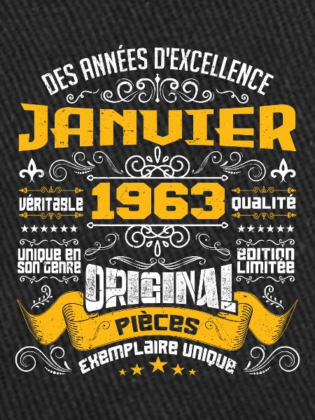 JANVIER 1963 | ORIGINAL PIÈCES