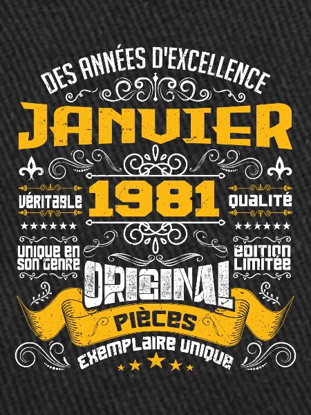 JANVIER 1981 | ORIGINAL PIÈCES