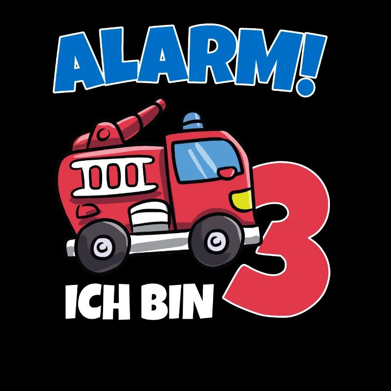 3. Kindergeburtstag Feuerwehrauto Dreijähriger