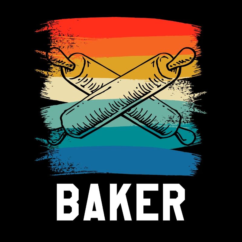 Retro Vintage Classic Baker Baking