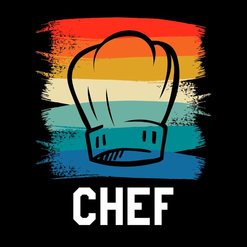Retro Vintage Classic Chef Cook Cooking