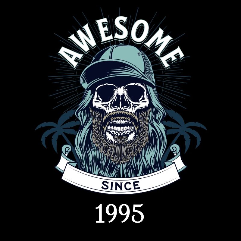 Awesome Since 1995 Vintage Birthday Retro