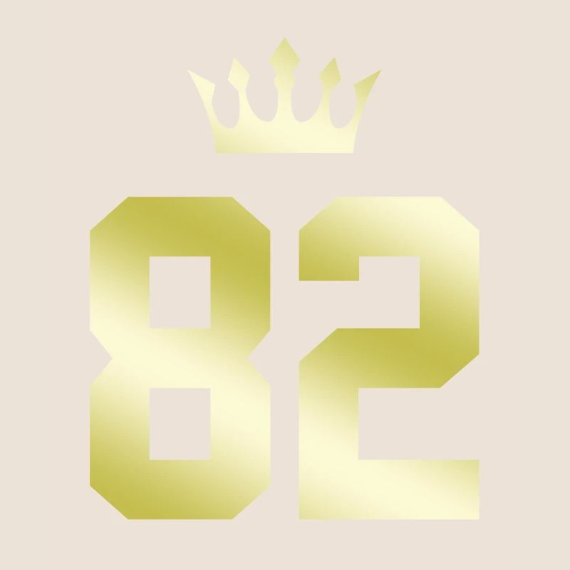 82 Number crown