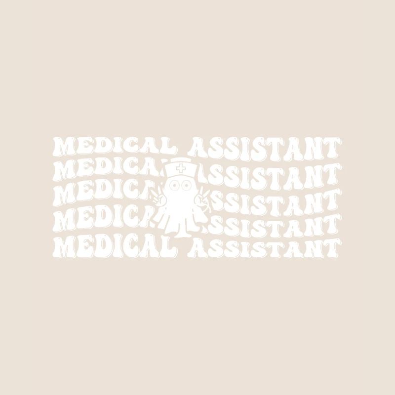 Medizinischer Assistent Spooky Ghost Repeat