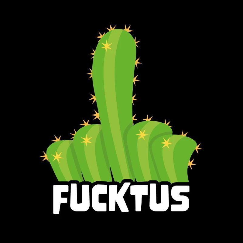 Ironic Succulent Sarcastic Funny Fucktus Cactus