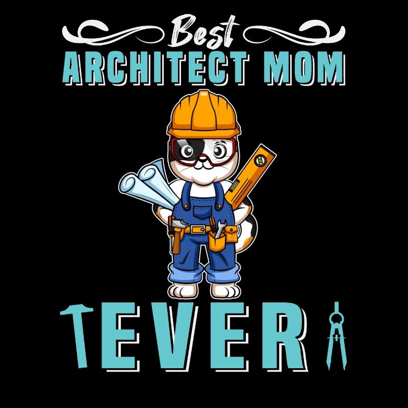 Meilleur architecte Maman Jamais Dessin Technique Mère