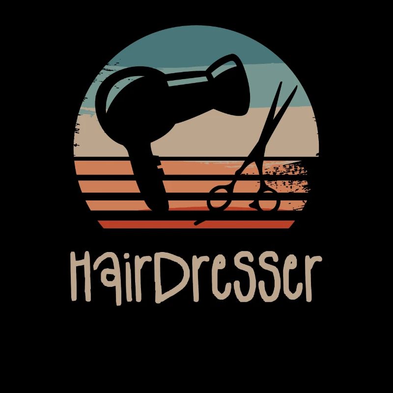 Coiffeur Rétro Vintage Classique Coiffure