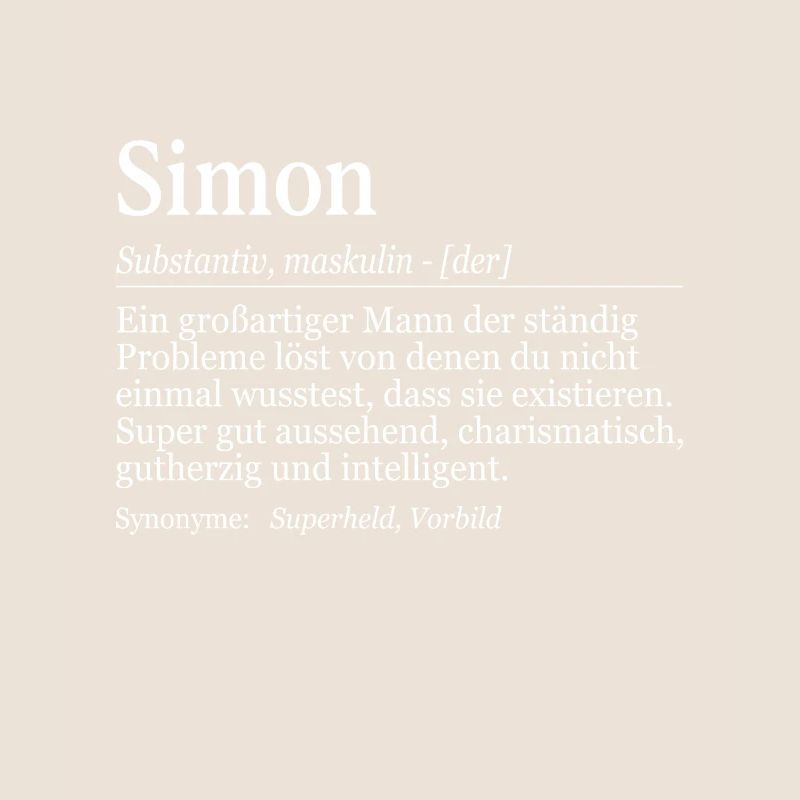 Simon Définition Nom Jour Nom Anniversaire