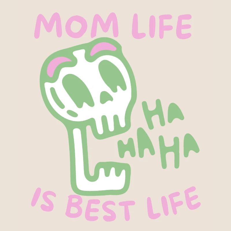 Mutter-Mama sarkastischer Spruch Skull, Muttertag