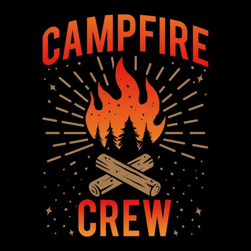 Campfire Crew Camper Camping