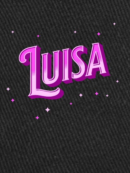 Luisa's name personalized