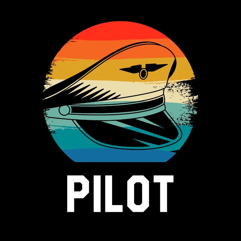 Retro Vintage Classic Pilot Aviation