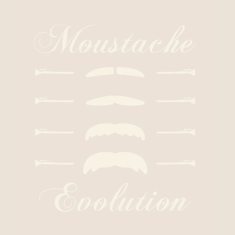 moustaches evolution, Idée cadeau d'élégance.