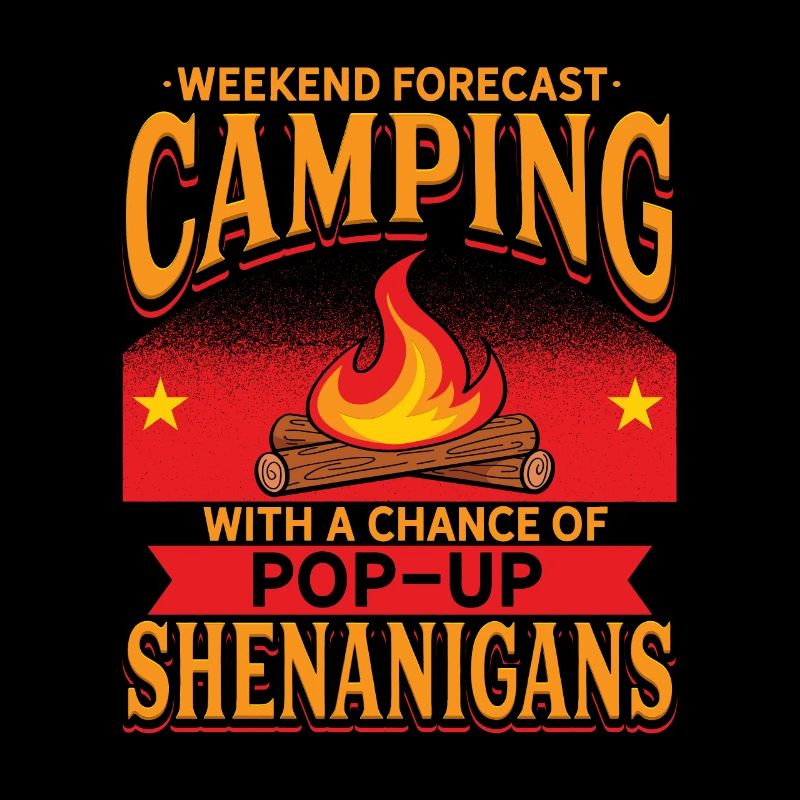 Pop-up Camper Shenanigans Fun Camping