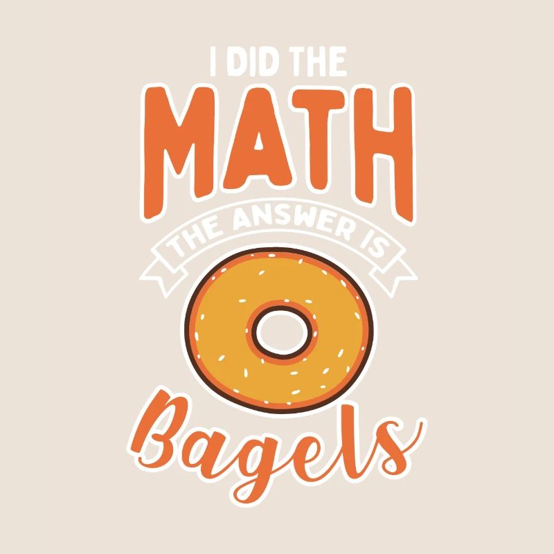 Math Bagel Nerd Bagels Professeur de mathématiques