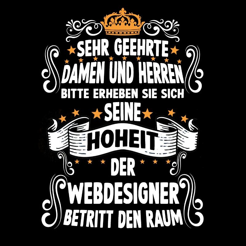 Webdesigner T witziges Spruch Motiv Webdesigner
