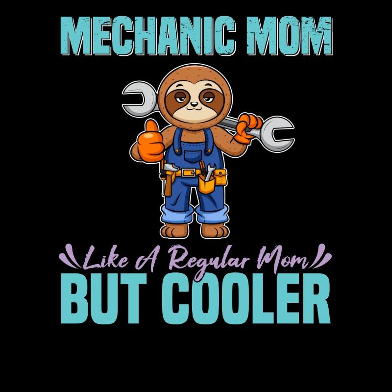 Maman mécanicienne comme une maman régulière mais plus cool