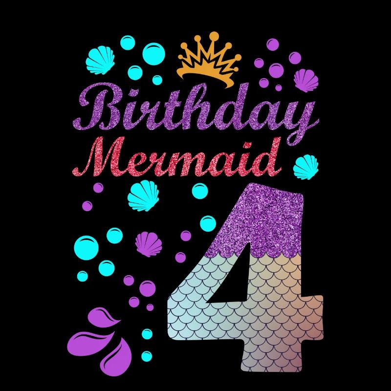 Birthday Mermaid 4 Shell Summer Vibe 4