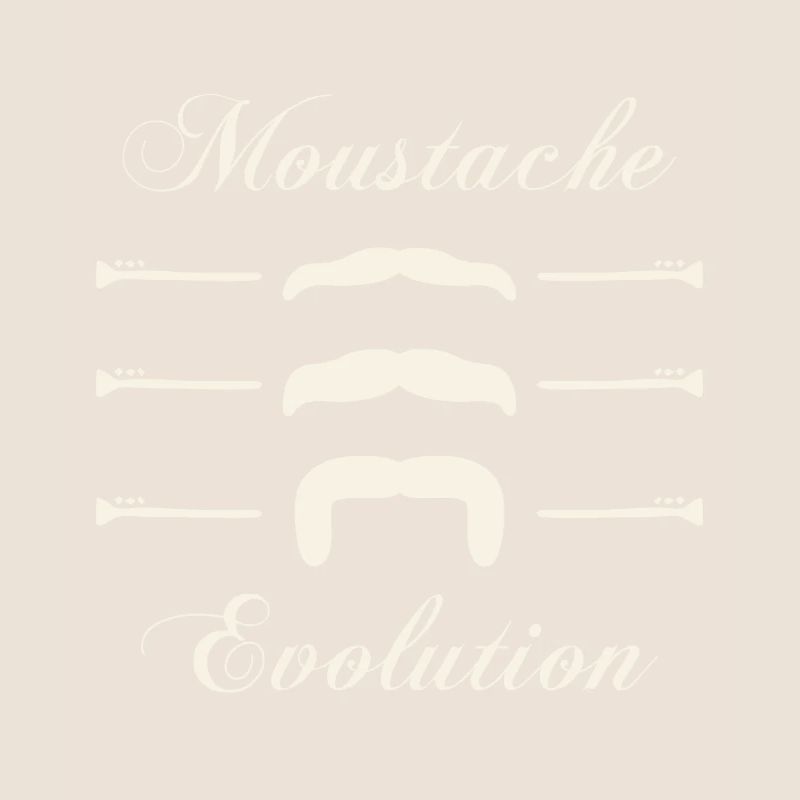 moustaches évolution, Idée cadeau d'élégance.