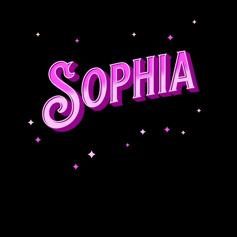Sophia's name personalized
